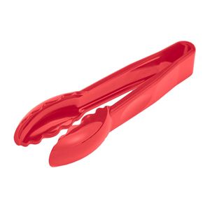 Cambro Red Scallop Grip Tong 150mm - 1