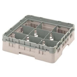 Cambro H92mm Beige 9 Compartment Camrack - 1