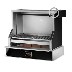 Pujadas Black Rod Bar Countertop Open Grill - 1