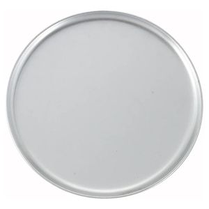 Winco 12 Coupe Style Aluminium Pizza Pan - 1