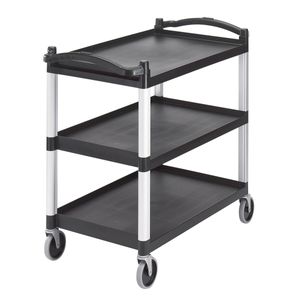 Cambro 180kg Black KD Utility Cart - 1