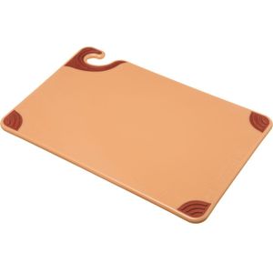San Jamar Brown 6x9 Saf-T-Grip® Cutting Board - 3