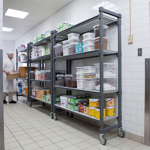 Cambro 1375 x 610mm Camshelving Elements Xtra Mobile Unit - 2