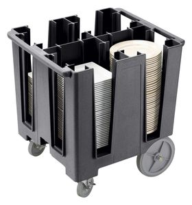 Cambro Black Larger Versa Dish Caddy - 1