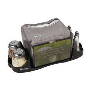 San Jamar Venue® Fullfold Tabletop Napkin Dispenser w/Caddy - 3