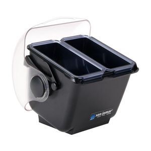 San Jamar 2-Compartment Mini Dome Garnish Centre - 3