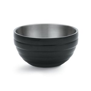 Vollrath 1.6L Black Round Insulated Bowl - 1