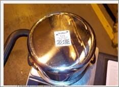 S/St. Wine Bucket Tulip Design -St/St Handles - T502 - 5