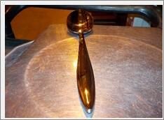 Genware Teardrop Dessert Spoon 18/0 (Dozen) - DS-TD - 5
