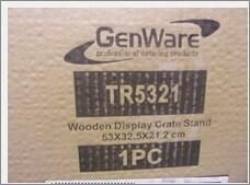 Rustic Wooden Display Crate Stand - TR5321 - 16