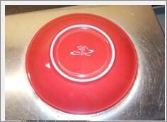 Genware Porcelain Red Saucer 13.5cm/ 5.25 (Pack of 6) - 182113R - 5