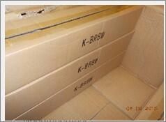 Genware 8'' Bread Knife White (Serrated) - K-BR8W - 8