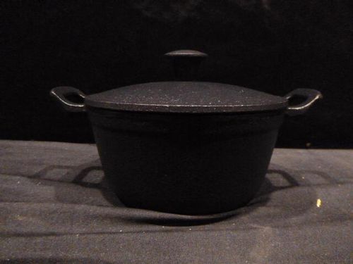 Cast Iron Casserole Dish 13.5 x 6.6cm (Pack of 6) - C137 - 4