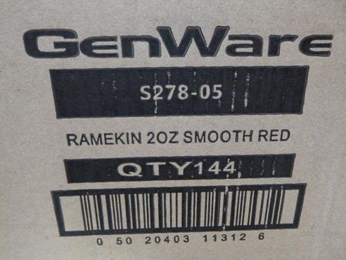 GenWare Melamine Red Smooth Ramekin 59ml/ 2oz (Pack of 24) - S278-05 - 6