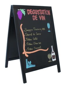 Duplo A-Board 55X85cm Black - SBD-BL-85 - 3
