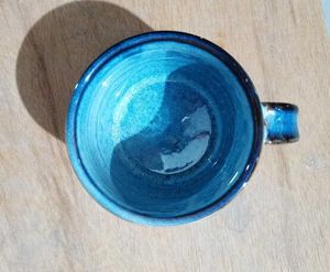 Terra Porcelain Aqua Blue Coffee Cup 22cl/ 7.75oz (Pack of 6) - CUP-PBL23 - 3