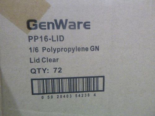 1/6 Polypropylene GN Lid Clear (Pack of 6) - PP16-LID - 9