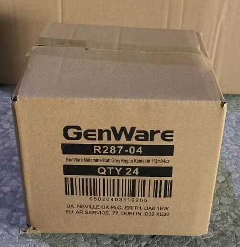 GenWare Melamine Matt Grey Ripple Ramekin 56ml/ 2oz (Pack of 24) - R278-04 - 9