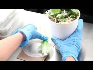 BioPak Clear PP Lids To Fit 240ml/8oz White Paper PLA-Lined BioBowl (Pack of 1,000) - BSCL-8-UK - 3