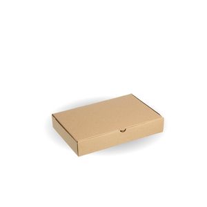 BioPak 30x20cm Kraft Pizza Boxes (Pack of 50) - BB-PB-30.20-K - 1