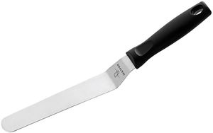 Stainless Steel Bent Spatula Ergonomic Handle 17cm - 11418-01 - 1