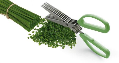 Stainless Steel 5 Blade Herb Scissors 20cm - 11690-01 - 1