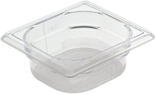 Cristal Plus Copolyester Gastronorm Container - Gn 1/6 Depth 10cm - 10776-14 - 1
