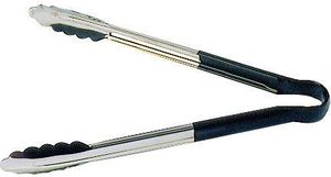 Stainless Steel Multi-purpose Tongs Black Handle 24cm - 10886-01 - 1