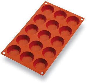 Gastroflex Mould Tray Gn 1/3 325x176 15 Tartlets 5cm - 10592-02 - 1