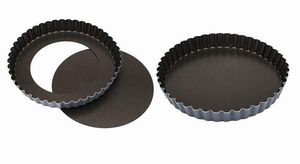 Exopan Exopan Loose Bottomed Fluted Tart Tin 24cm - 10988-02 - 1