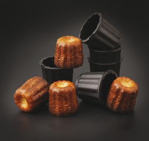 Exoglass 6 Exoglass Cannelé Moulds 5.5cm - 10893-03 - 3