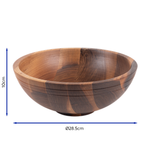 Bonzer Buffet Bowl - Large - Walnut Ø28.5 x H 10 cm - 13095-03 - 3