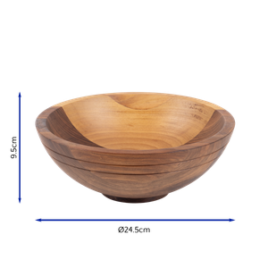 Bonzer Buffet Bowl - Medium - Walnut Ø24.5 x H 9.5 cm - 13095-02 - 3