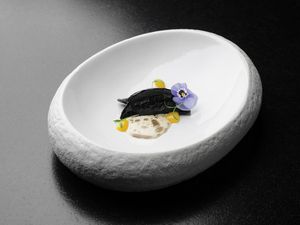 Galet Blanc Plate 23x18cm - 054289 - 3