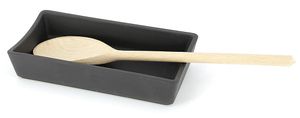 Basalt Black Porcelain Spoon Rest - 052941 - 3