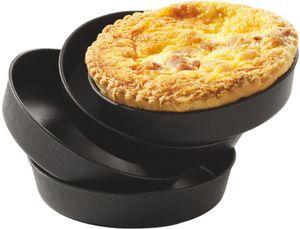 Exoglass 12 Individual Tartlet Tins Height 2cm 7cm - 345104 - 1