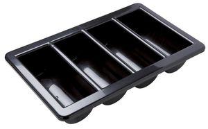 Cutlery Tray Black Gn 1/1 - 510607 - 1