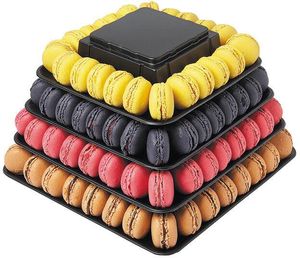 Black Pet 9-tier Square Macaroon Pyramid 300x300x H 440 Mm - 681592 - 3