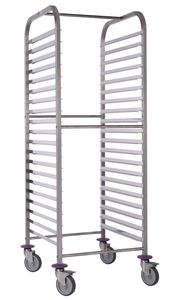 Exceptio Flat-pack Racking Trolley Gn 2/1 - 15 Shelves Spacing 8,9cm - 774915 - 1