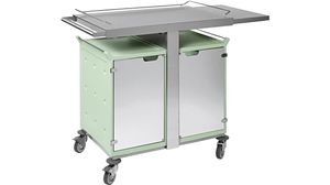 Ulysse Breakfast Trolley - 2x6 Gn 1/1 - With Imitation Stainless Steel Doors - Without Side Panels - 788211 - 1