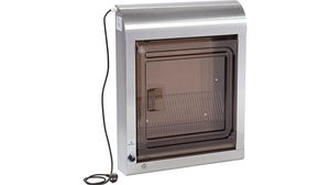Decontamination Cabinet Without Lock - With Stainless Steel Mesh Basket - For 20 Knives - 855615 - 1