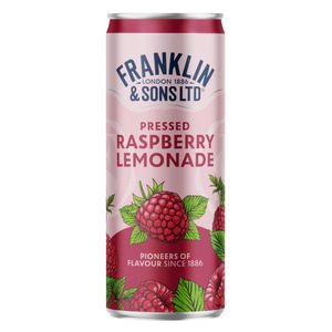 Franklin & Sons Pressed Raspberry Lemonade Cans 250ml (12 Pack) - KA844 - 1