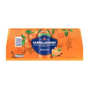 San Pelligrino Orange Cans 330ml (24 Pack) - KA812 - 1
