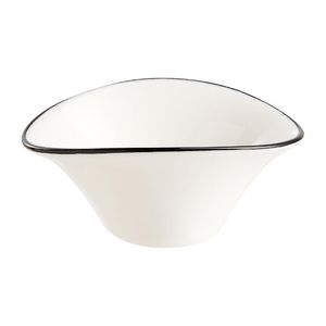 Arcoroc Appetizer Ludico Deep Bowls Black Line 100mm (24 Pack) - JK530 - 1