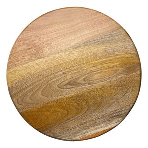 Olympia Mango Wood Round Display Stand with Legs 300x80mm - JK117 - 1