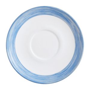 Arcoroc Brush Saucers Blue 140mm (48 Pack) - JK545 - 1
