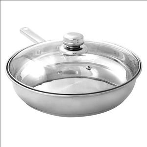 Ultra Frying Pan & Glass Lid St St 24Cm 4.5Ltr - 1712FRY - 1