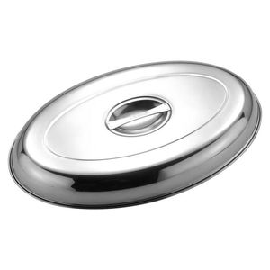 Vegetable Dish Lid 19.7 X 13.2 X 2.5Cm 8In - 11161C - 1