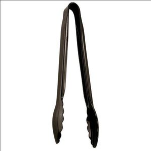 Polycarbonate Tongs Black 23Cm 9In - M09TK - 1