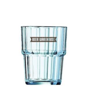 Custom Branded Norvege Stacking Tumbler Drinks Glass (250ml/8.8oz) - C6151 - 1